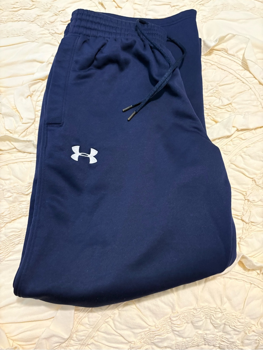 Under Armour Men’s Fleece-Lined Navy Blue Sweatpants Joggers